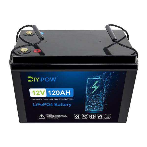 Diypow 12V 120AH  Drop-In SLA Replacement Deep Cycle LiFePO4 Battery Pack